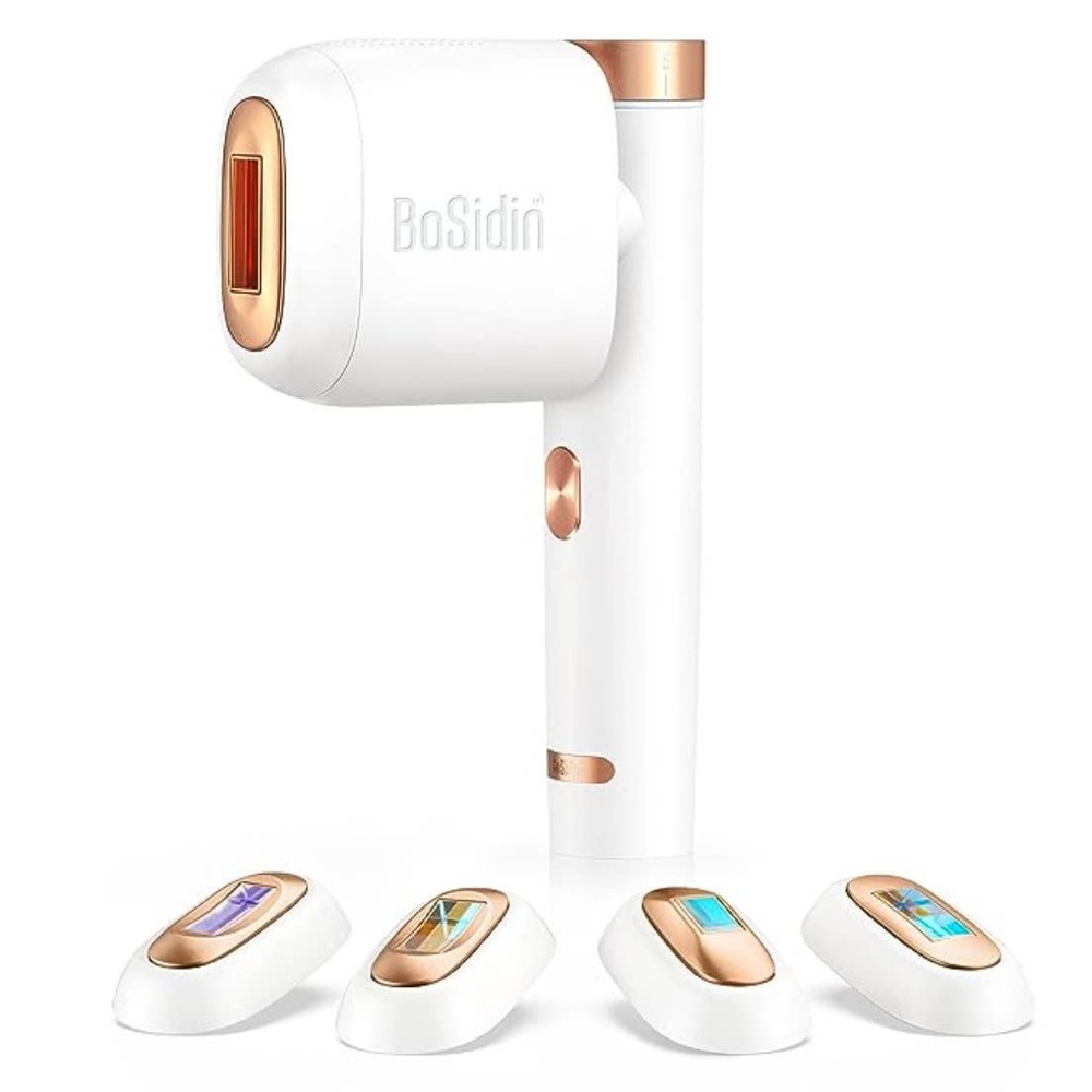 BoSidin Pro Permanent Hair Removal Device, Precision for Facial hair/ fuzz White